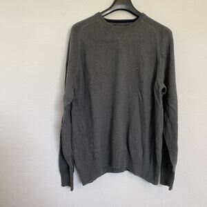 Tommy Hilfiger Gray Crewneck Sweater XL‎